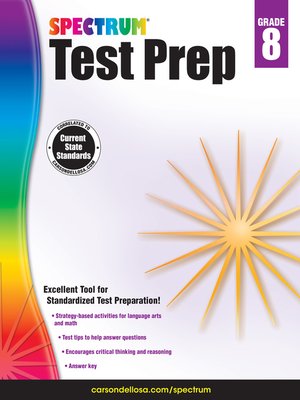 cover image of Spectrum Test Prep, Grade 8